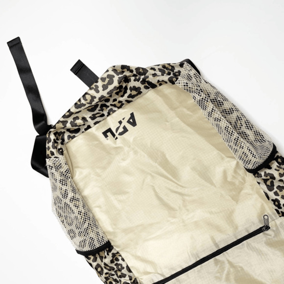 APL Athletic Propulsion Labs Packable Backpack leopard print travel lightweight - Picture 3 of 5